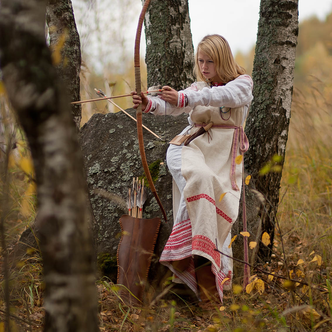 Sexy photo Girls in Slavic costumes in Allahabad